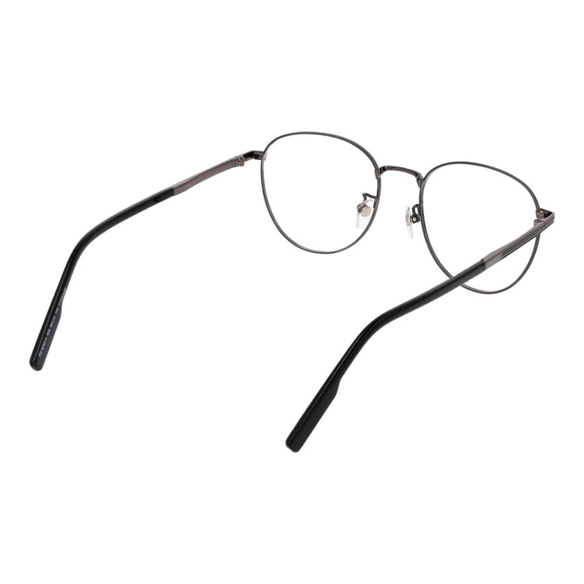 Ermenegildo Zegna Graue Titan-Brillenfassung