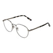Ermenegildo Zegna Graue Titan-Brillenfassung