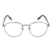 Ermenegildo Zegna Graue Titan-Brillenfassung