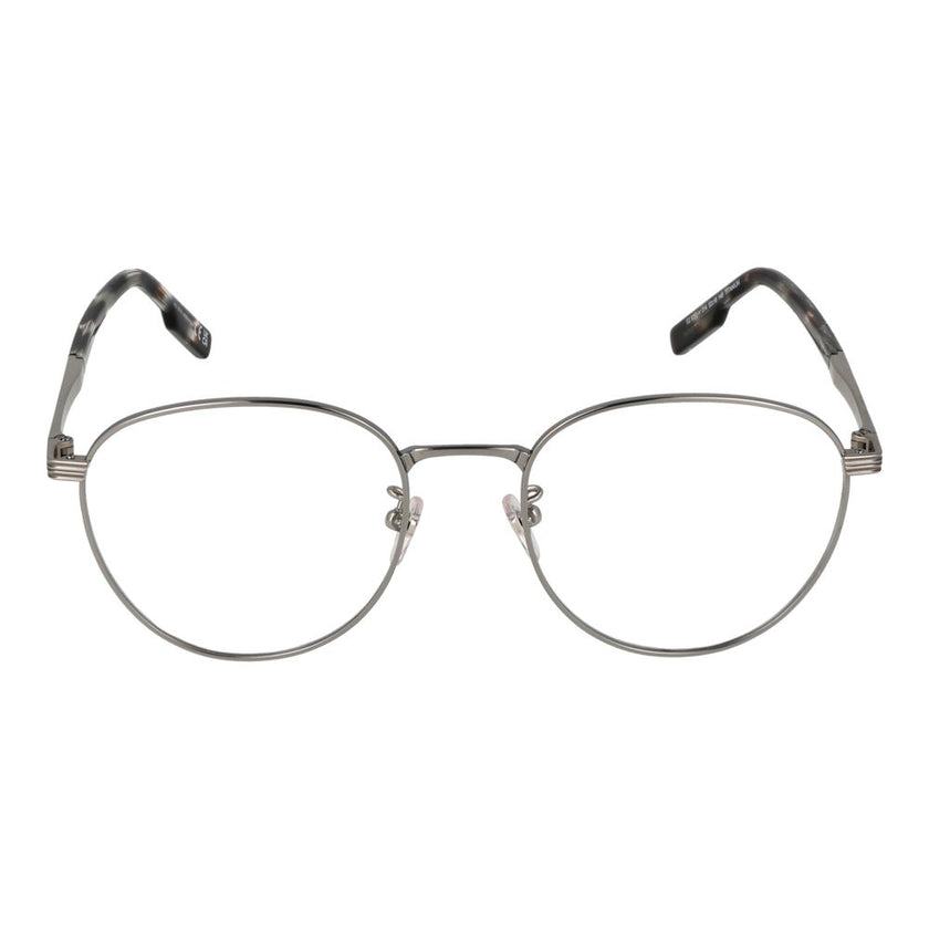 Ermenegildo Zegna Graue Titan-Brillenfassung
