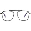 Yohji Yamamoto Brille aus schwarzem Titan (Fassung)
