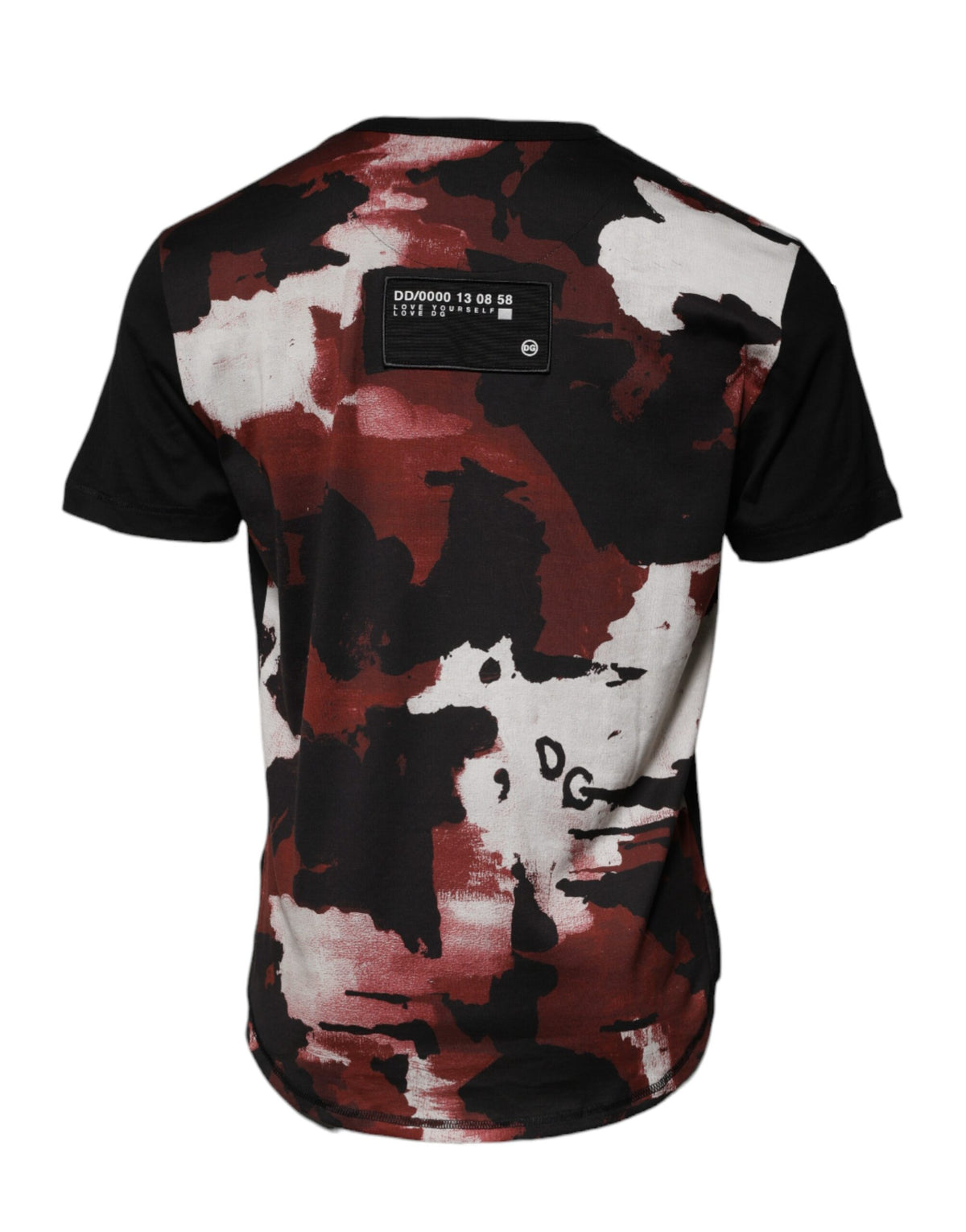 Dolce & Gabbana Multicolor Camouflage Crew Neck T-Shirt
