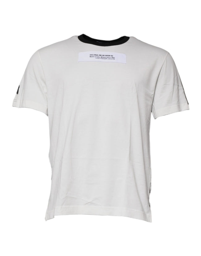 Dolce & Gabbana Rundhals-T-Shirt mit mehrfarbigem Camouflage-Muster