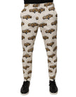 Dolce & Gabbana Off White Cars Baumwolle Skinny Männer Denim Jeans