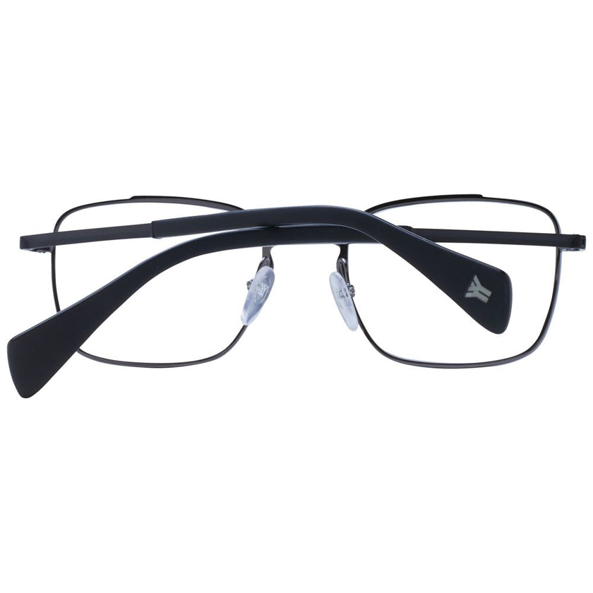Yohji Yamamoto Schwarze Metallbrille (Gestell)