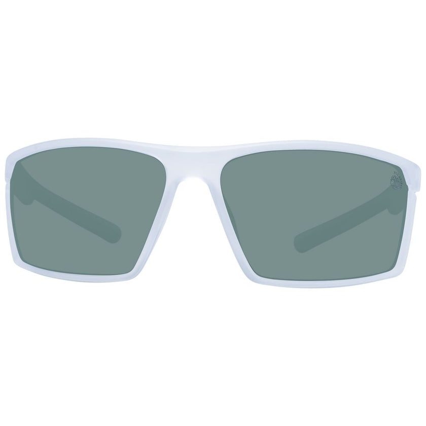 Timberland Weiße Sonnenbrille aus Kunststoff