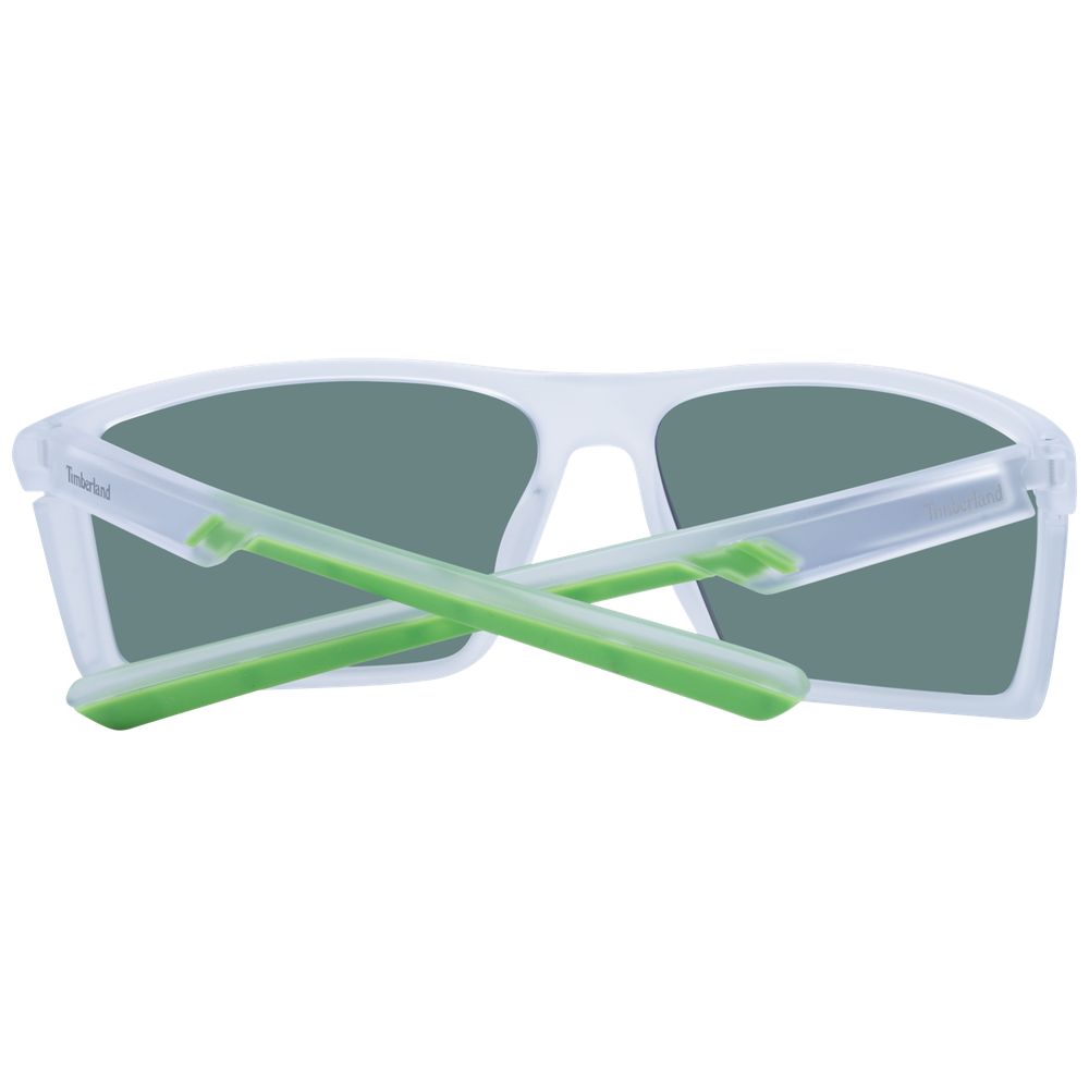 Timberland Weiße Sonnenbrille aus Kunststoff