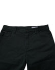 Dolce & Gabbana Dunkelgrüne Baumwolle Lose Herren Denim Jeans