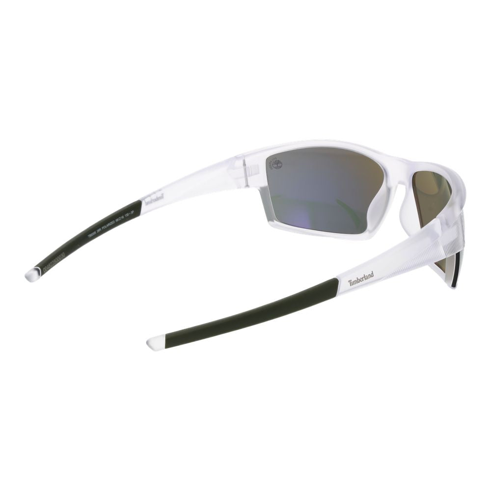 Timberland Weiße Sonnenbrille aus Kunststoff