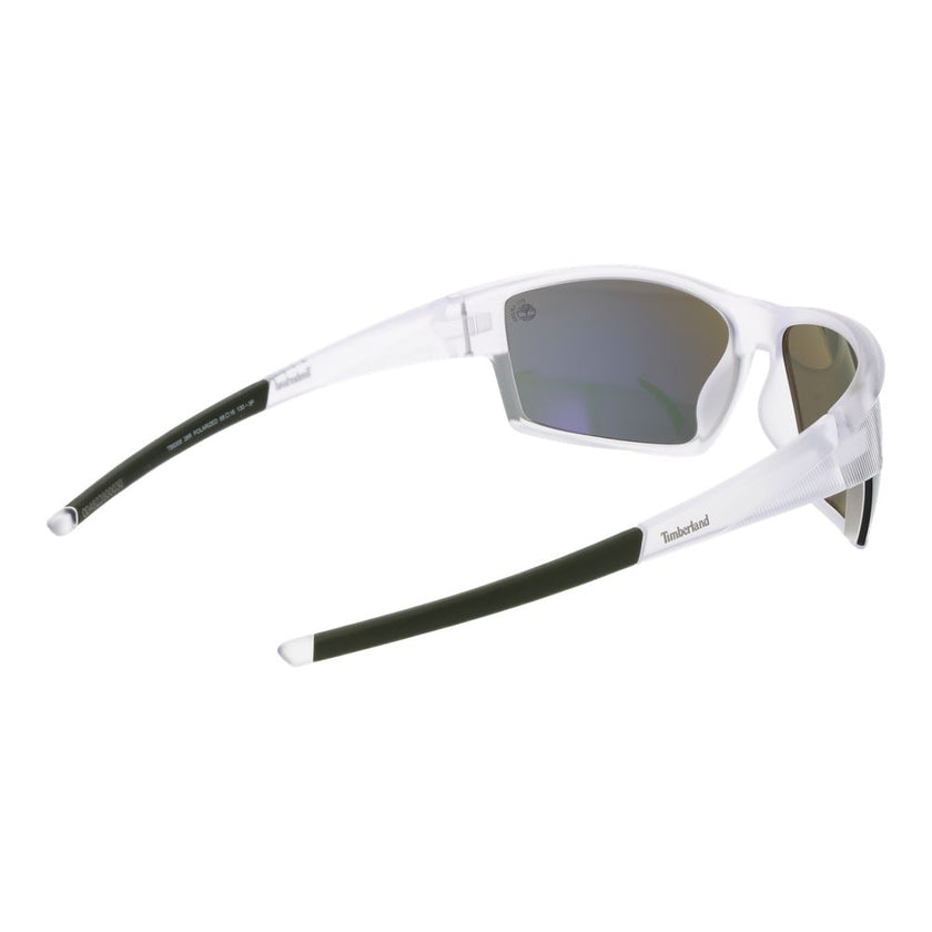 Timberland Weiße Sonnenbrille aus Kunststoff
