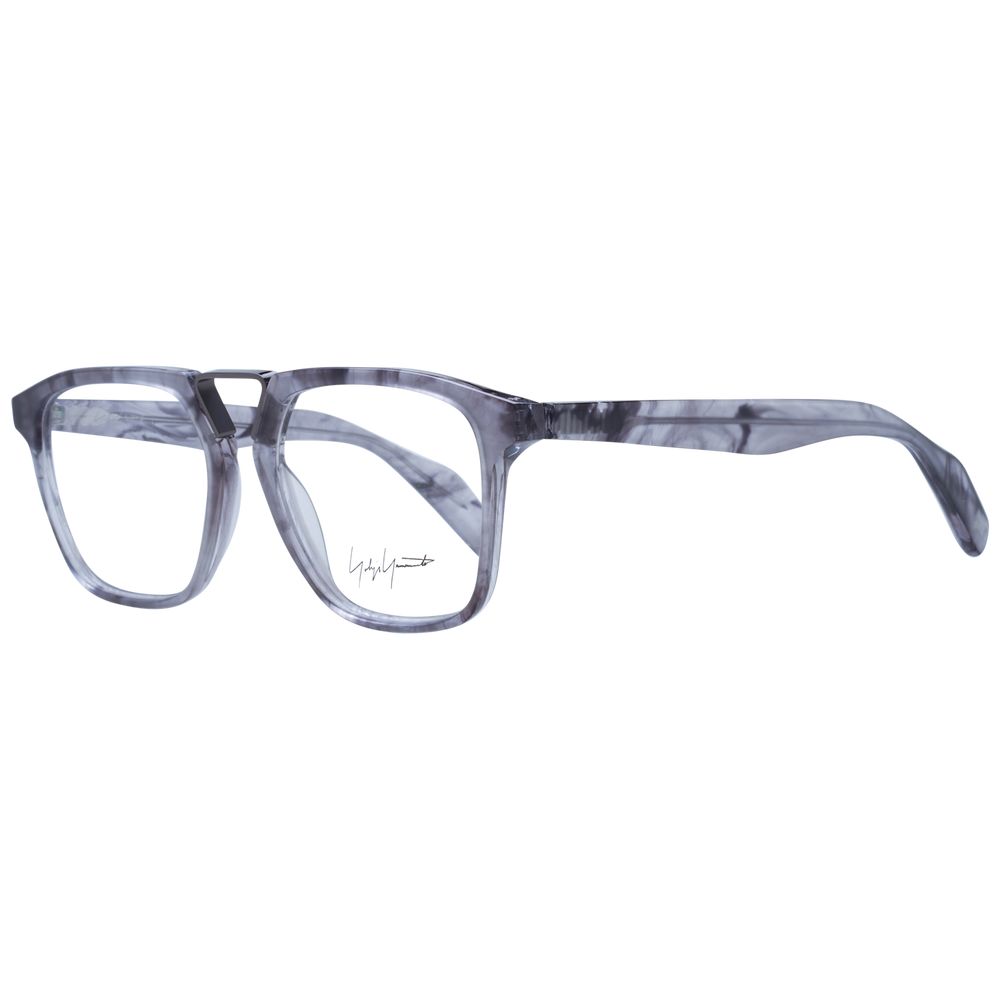 Yohji Yamamoto Grau-Metallische & Kunststoff-Brille (Gestell)