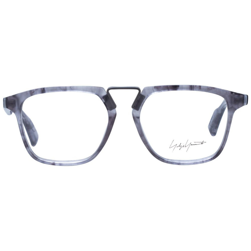 Yohji Yamamoto Grau-Metallische & Kunststoff-Brille (Gestell)