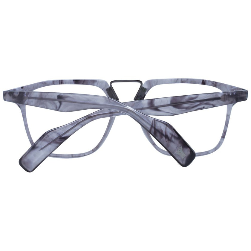Yohji Yamamoto Grau-Metallische & Kunststoff-Brille (Gestell)