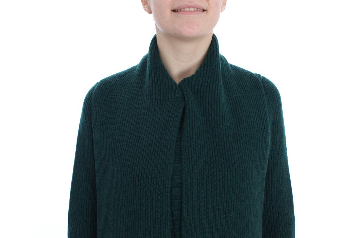 Dolce & Gabbana Grüner Strick-Cardigan aus Kaschmir
