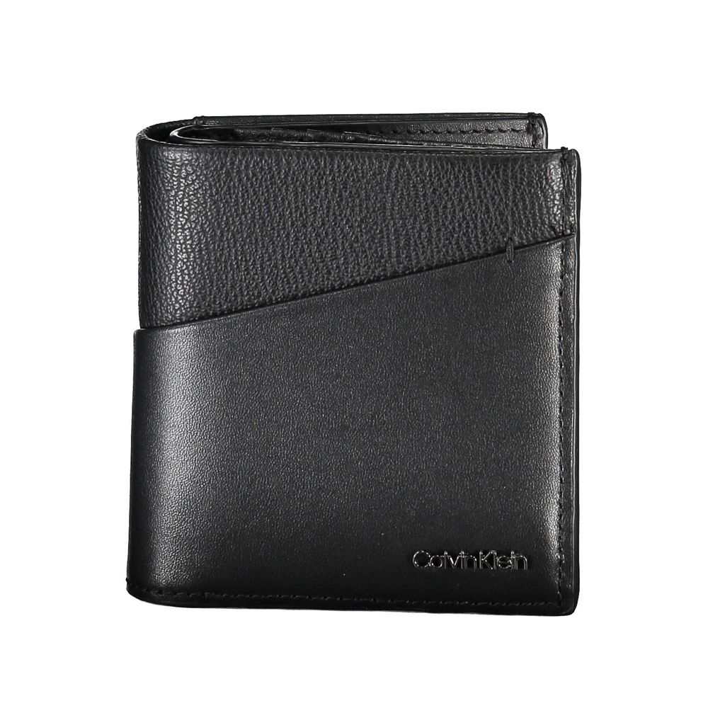 Calvin Klein Men's Black Recycled Polyester Wallet