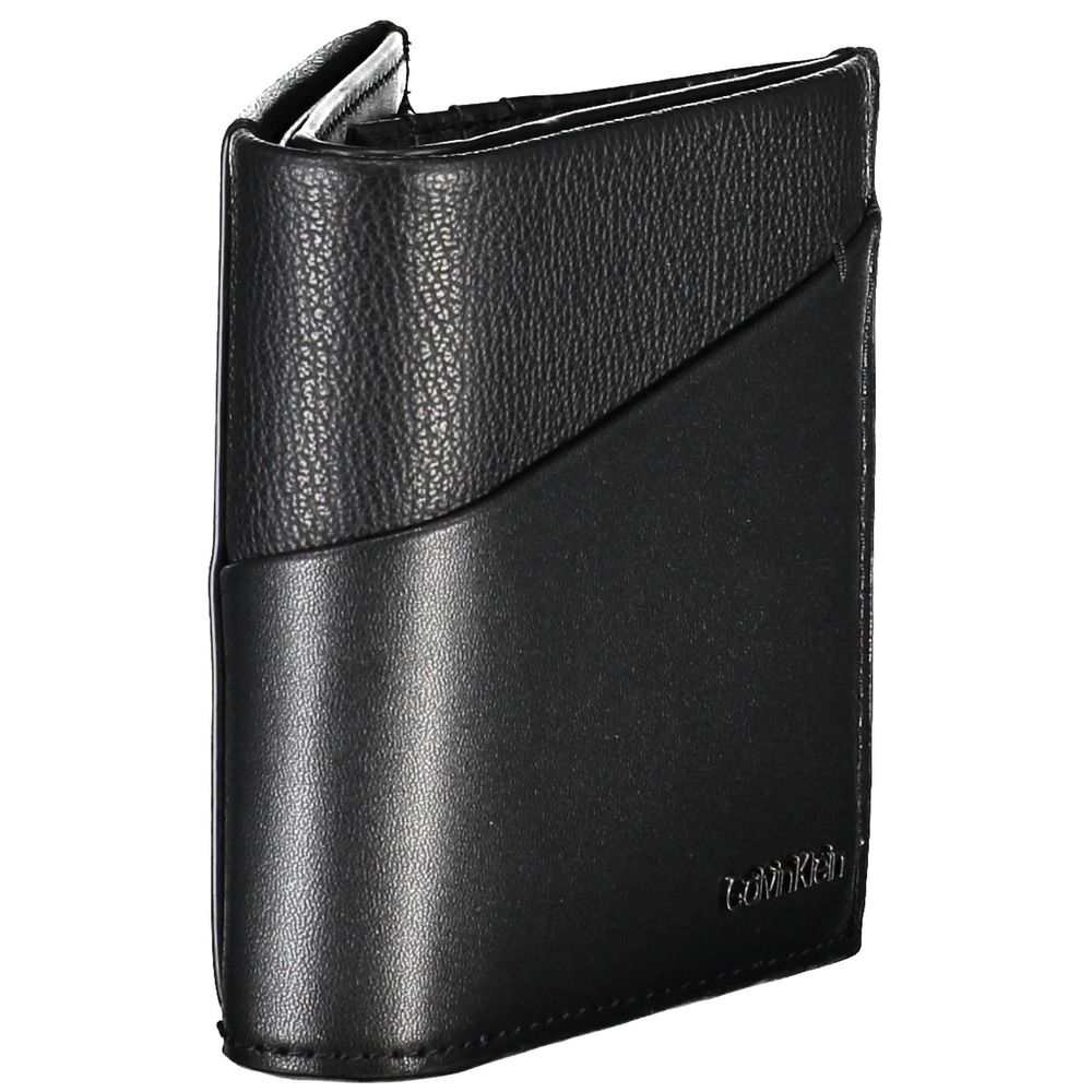 Calvin Klein Men's Black Recycled Polyester Wallet