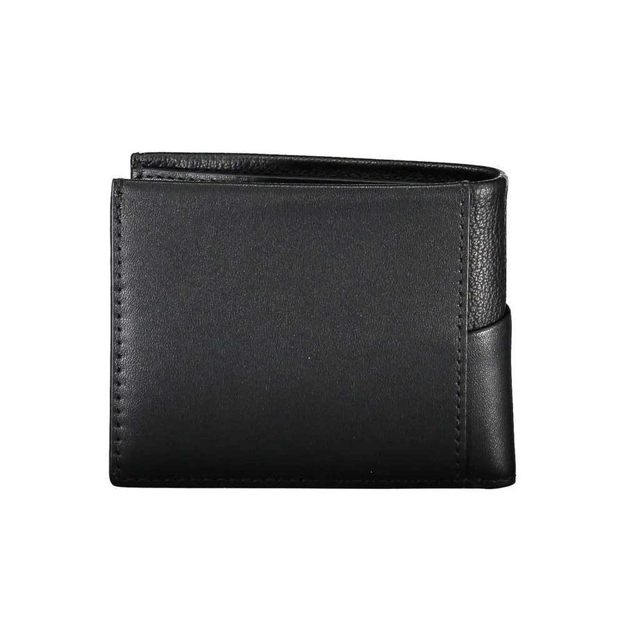 Calvin Klein Schwarzes Polyester Herren Portemonnaie