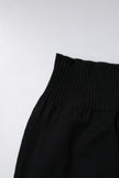 Dolce & Gabbana Schwarzer Kaschmir Strick-Halswärmer Foulard-Schal