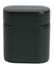 Dolce & Gabbana Grünes Kalbsleder Logo Druck Flip Halter Airpods Fall