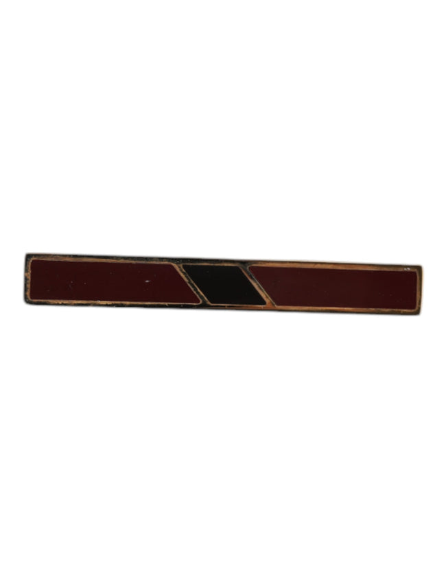 Dolce & Gabbana Multicolor Gold Ton Messing Krawattenklammer Bar