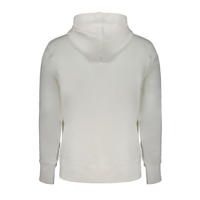 Calvin Klein Baumwoll-Pullover in Weiß