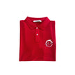 Trussardi Beachwear Rotes Herren-Poloshirt aus Baumwolle