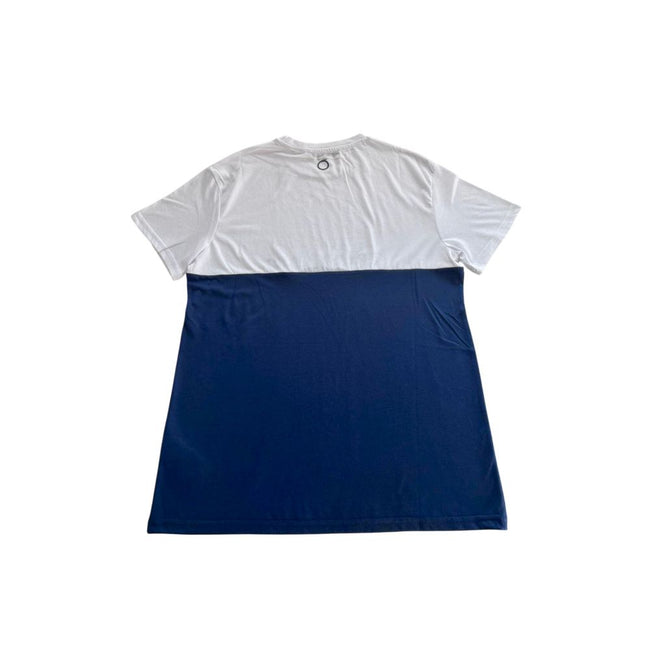 Trussardi Beachwear Blu Baumwoll-T-Shirt für Herren