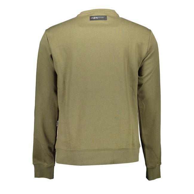 Plein Sport Verde Baumwoll-Sweatshirt für Herren