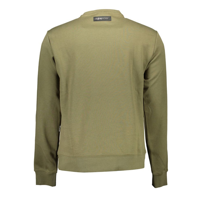Plein Sport Verde Baumwoll-Sweatshirt für Herren