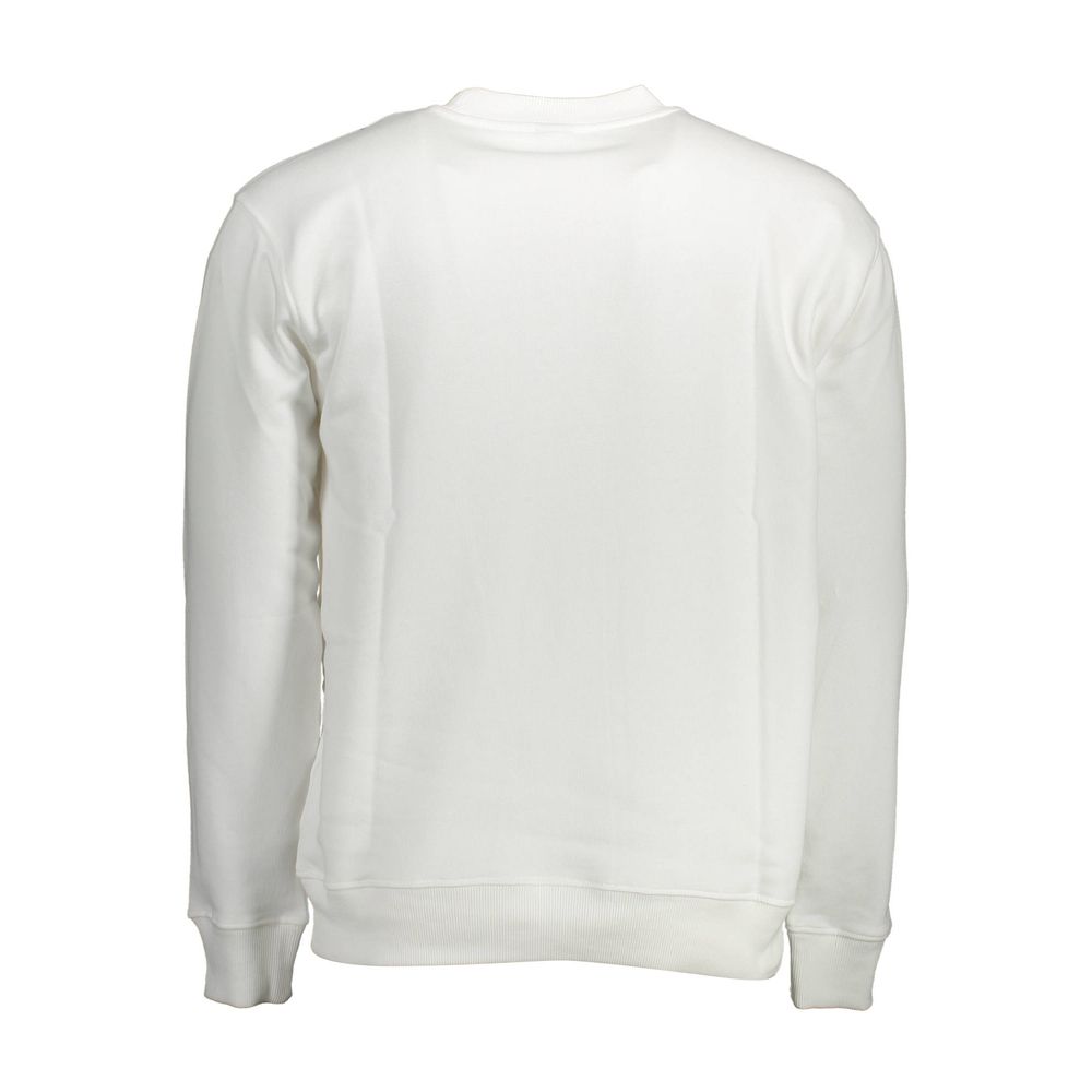 North Sails Bianco Baumwoll-Sweatshirt für Herren