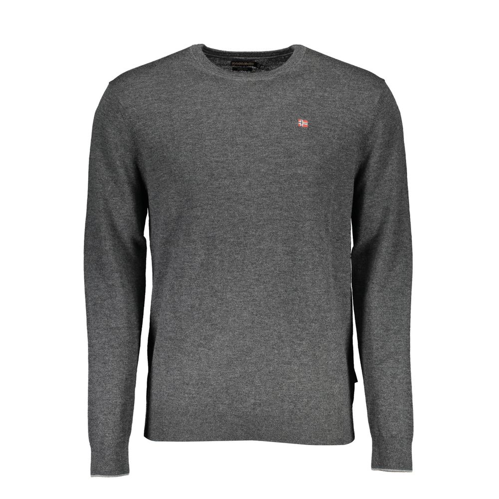 Napapijri Grauer Pullover aus Wolle