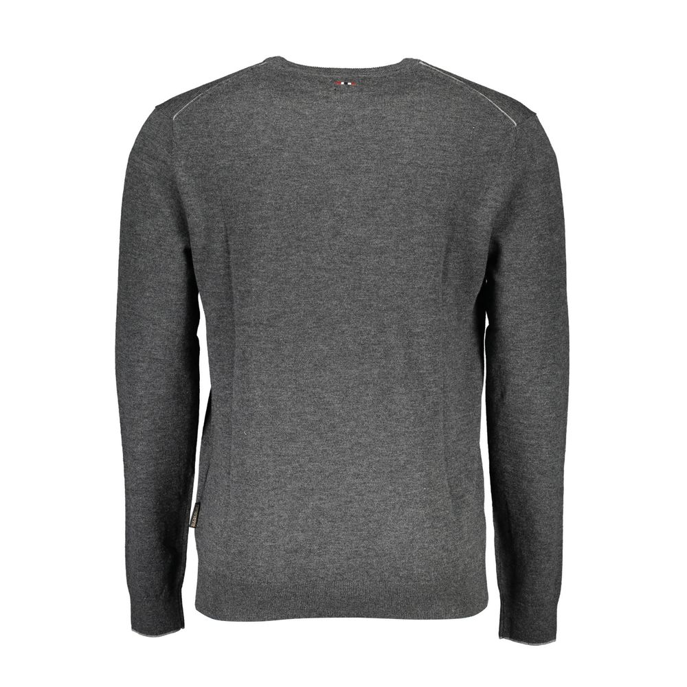 Napapijri Grauer Pullover aus Wolle