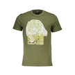 Cavalli Class Verde Baumwoll-T-Shirt für Herren
