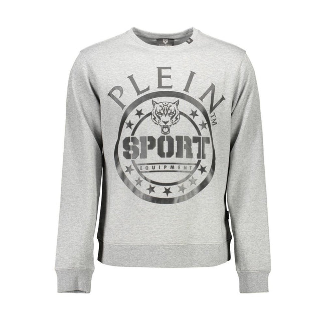 Plein Sport Grigio Baumwoll-Sweatshirt für Herren