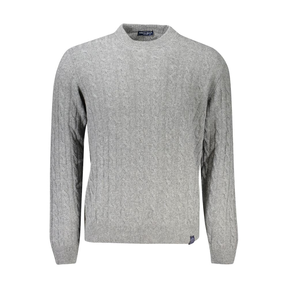 North Sails Grauer Pullover aus Wolle