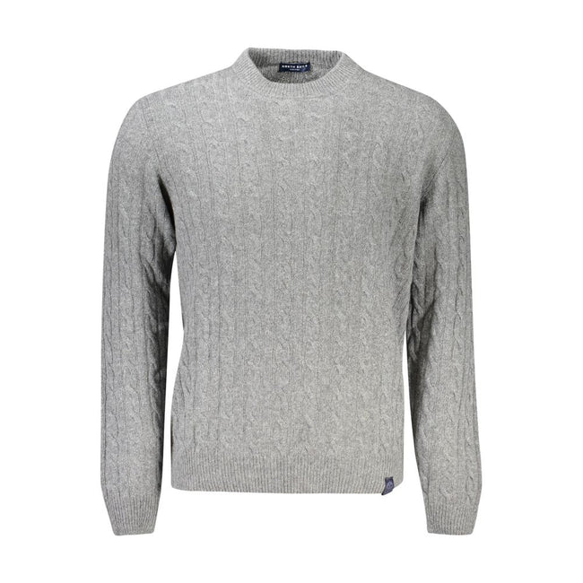 North Sails Grauer Pullover aus Wolle