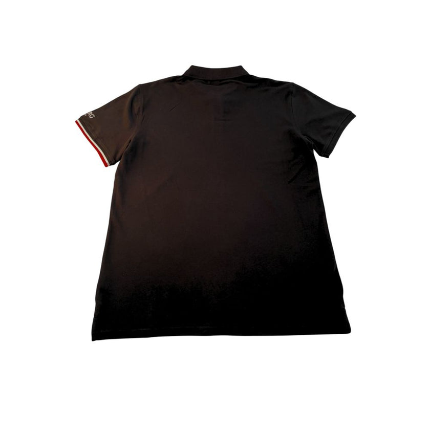 Iceberg Schwarzes Herren-Poloshirt aus Baumwolle
