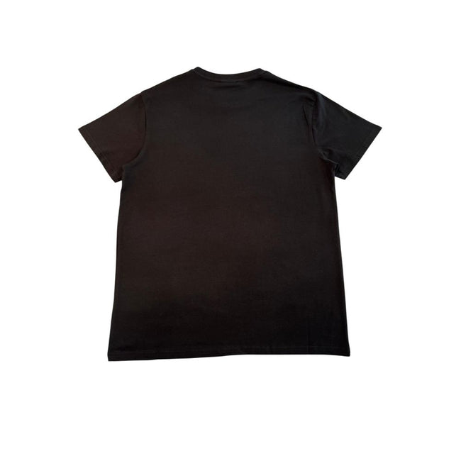 Iceberg Schwarzes Baumwoll-T-Shirt für Herren
