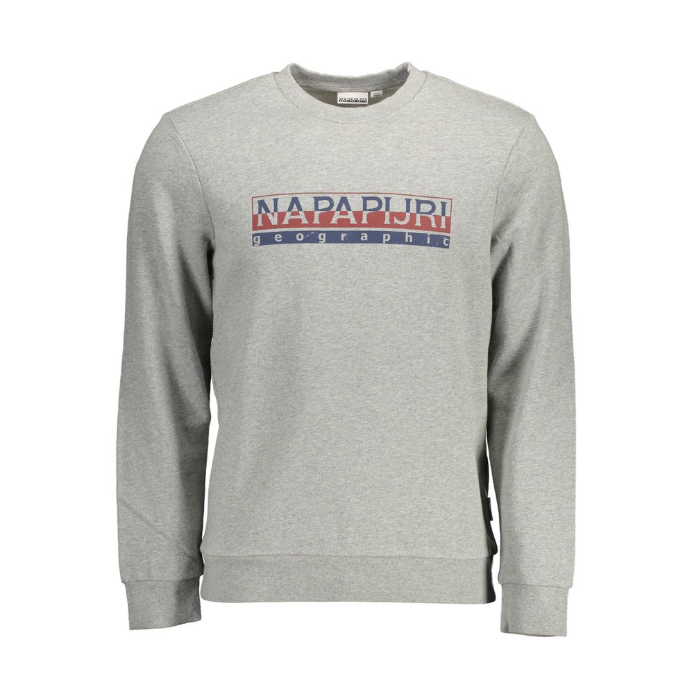 Napapijri Grigio Baumwoll-Sweatshirt für Herren