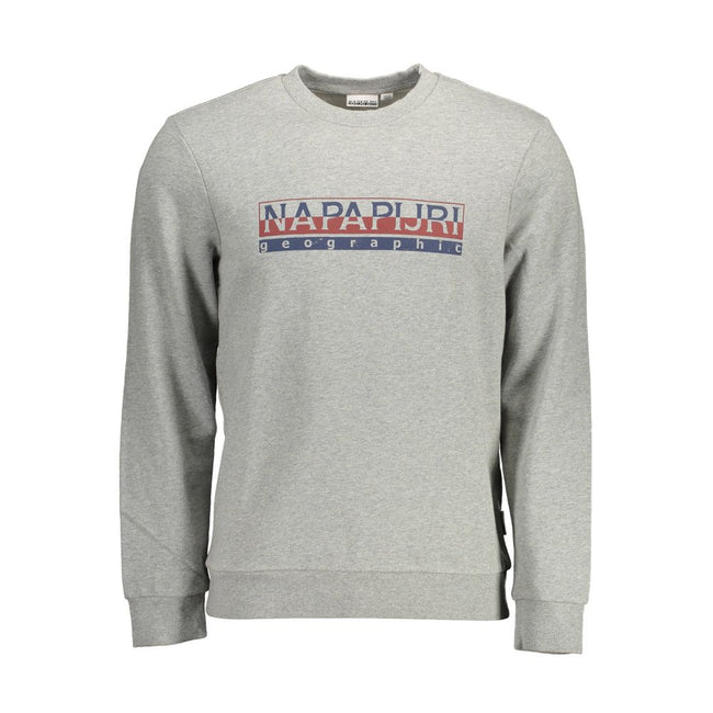 Napapijri Grigio Baumwoll-Sweatshirt für Herren