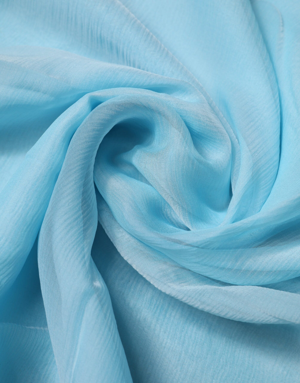 Dolce & Gabbana Light Blue Silk Rectangular Wrap Scarf