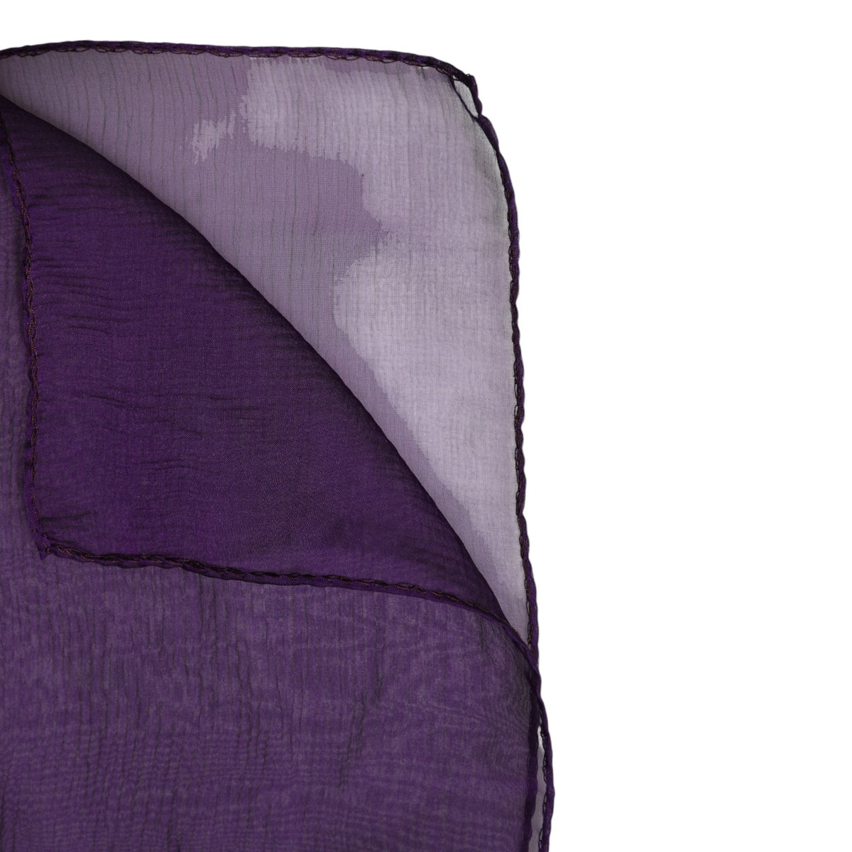 Dolce & Gabbana Purple Silk Scarf Rectangle Wrap Scarf