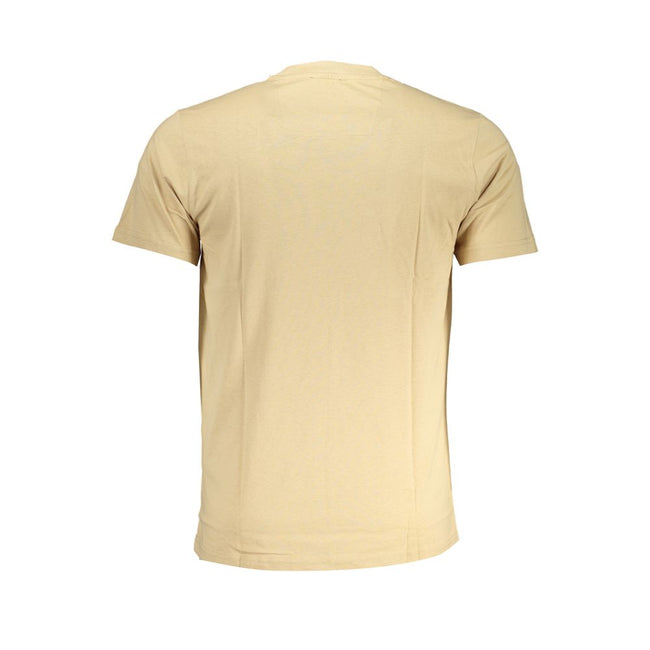 Cavalli Class Beige Baumwoll-T-Shirt für Herren