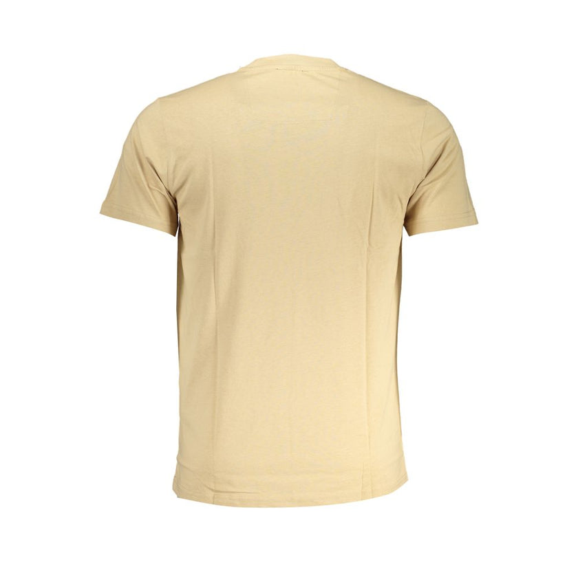 Cavalli Class Beige Baumwoll-T-Shirt für Herren