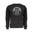North Sails Schwarzer Baumwoll-Herren-Sweatshirt