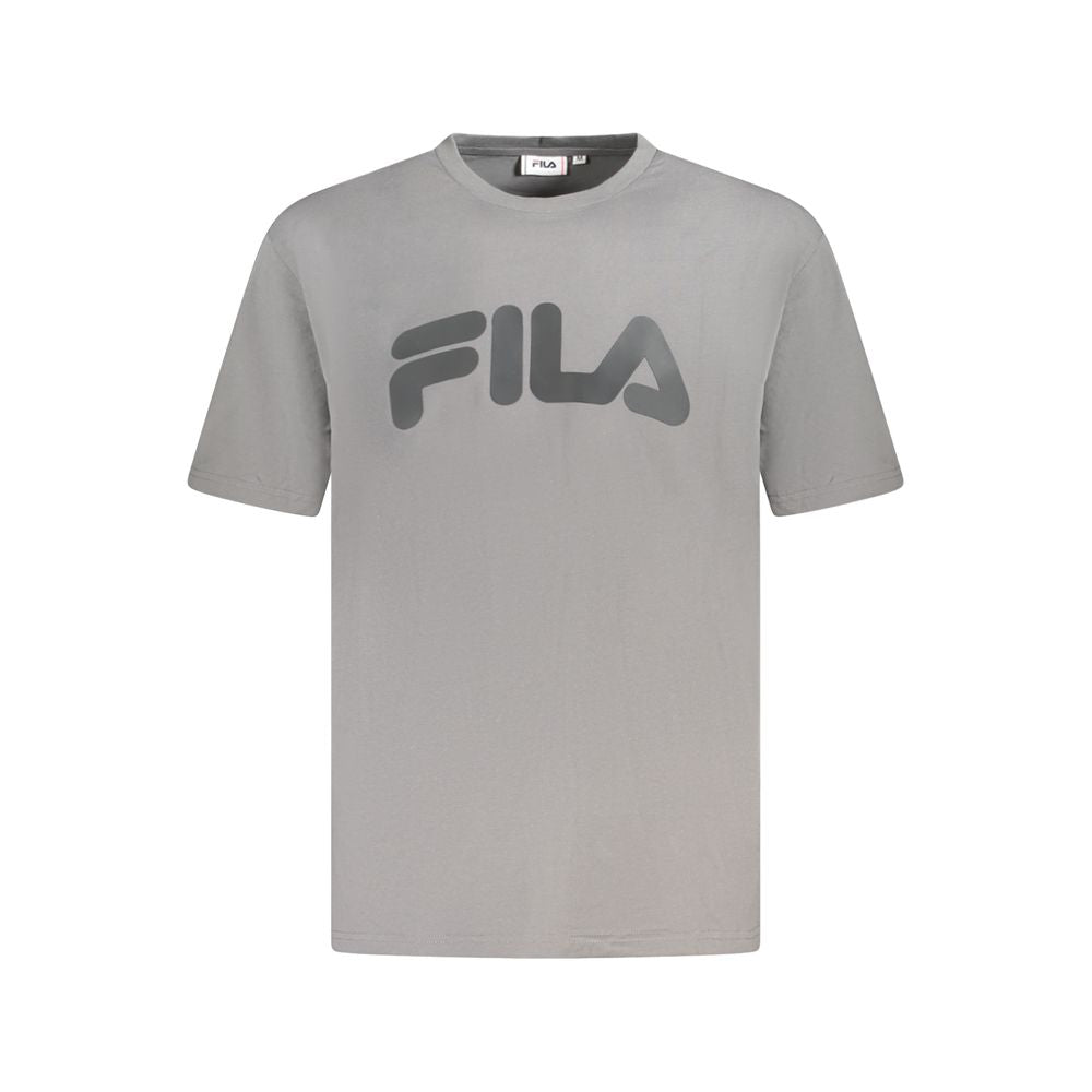 Fila Grigio Baumwoll-T-Shirt für Herren