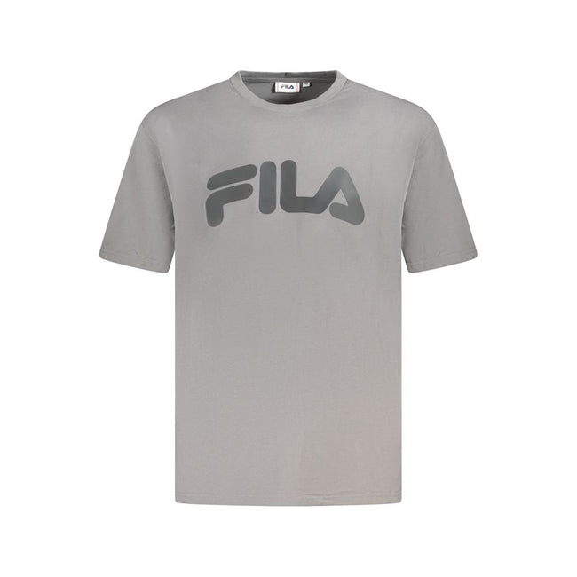 Fila Grigio Baumwoll-T-Shirt für Herren