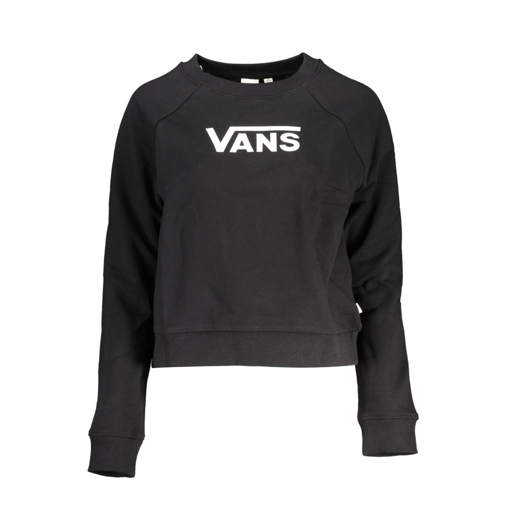 Vans Women's Black Cotton Sweatshirt