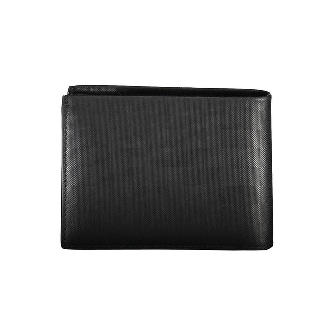 Calvin Klein Schwarzes Leder Portemonnaie für Herren