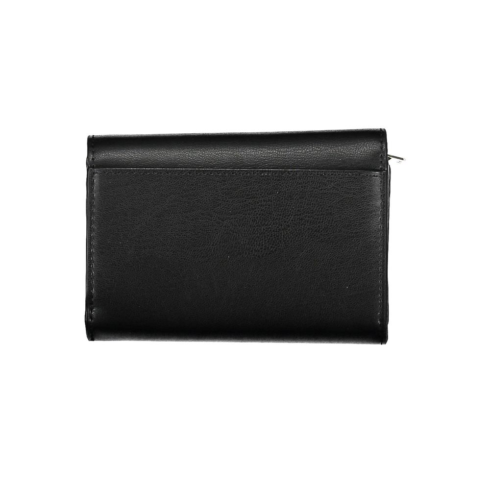 Tommy Hilfiger Schwarze Geldbörse aus Polyurethan für Damen